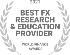 2021 Award Winner Best Fx Research & Education Provider World Finance Awards